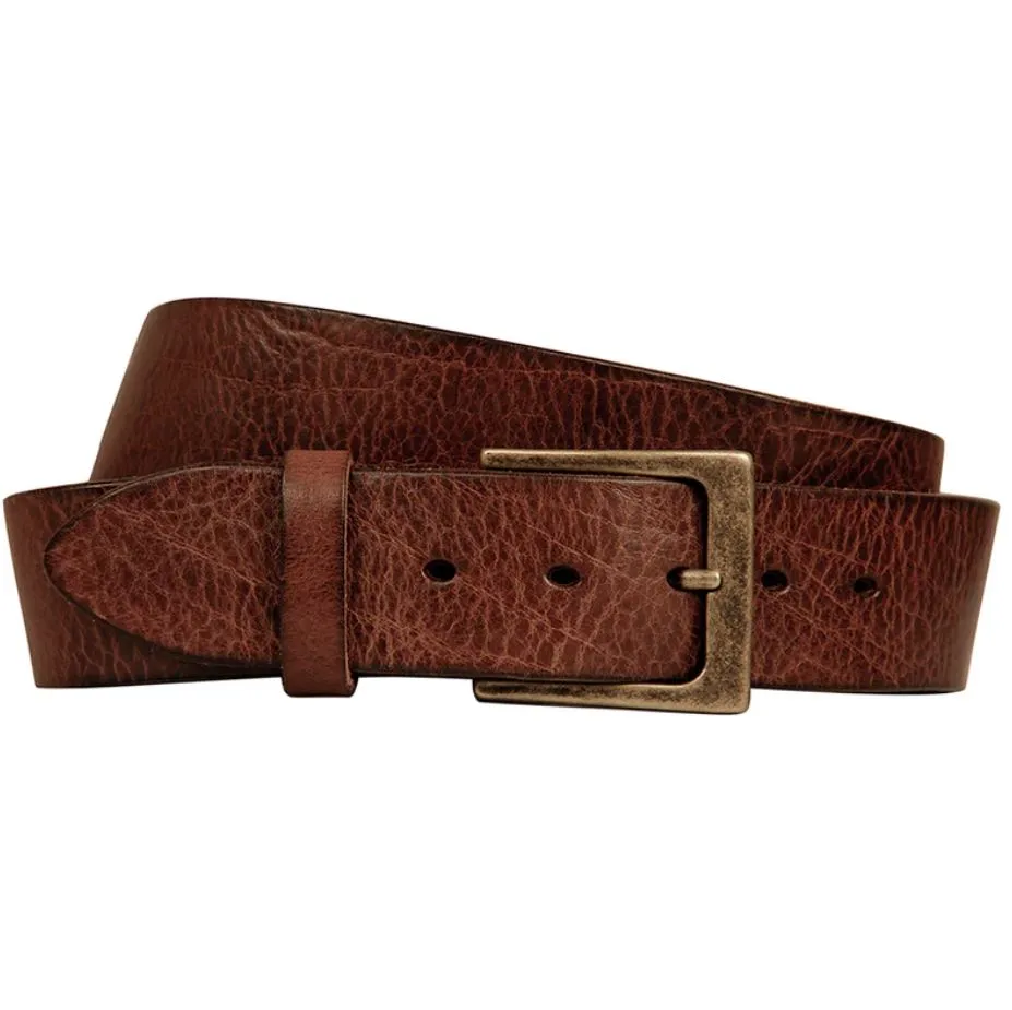 Lato Curved Leather Belt