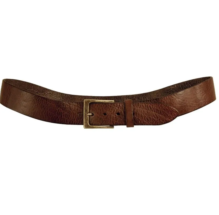 Lato Curved Leather Belt