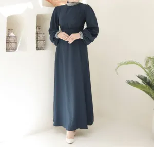 Layla Abaya - Navy