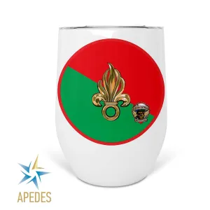 Legio Patria Nostra French Foreign Legion Stainless Steel Stemless Wine Cup 12 OZ