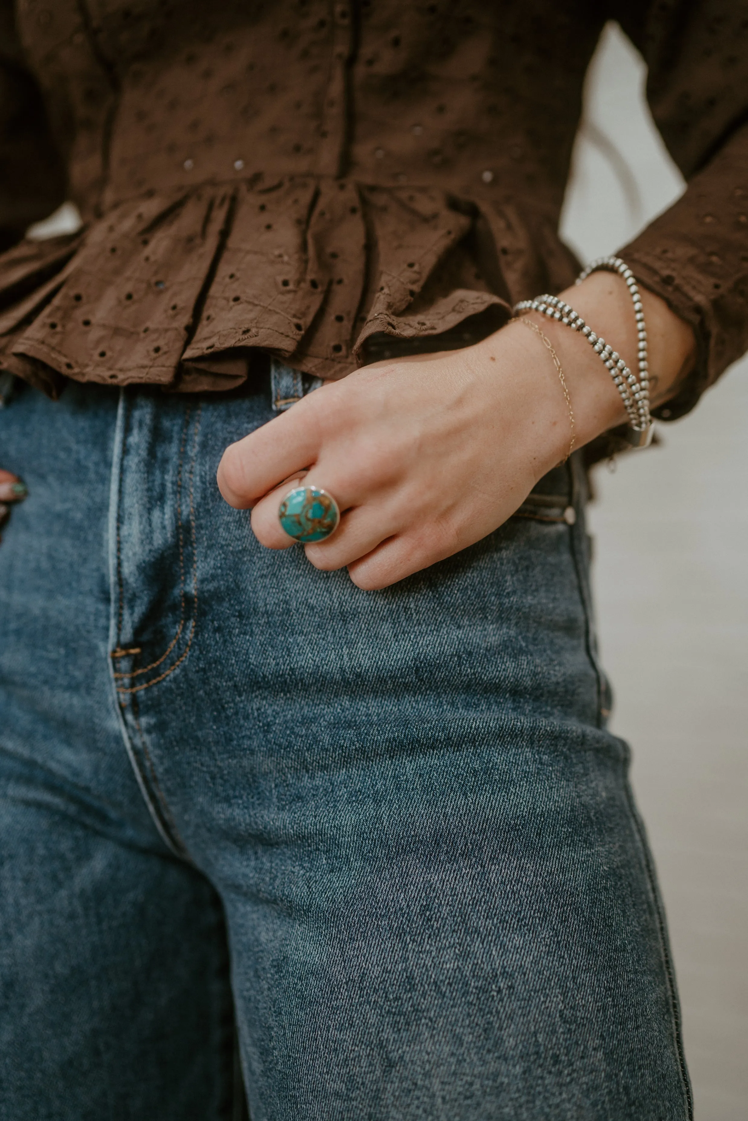 Lenny Ring | Blue Copper Turquoise
