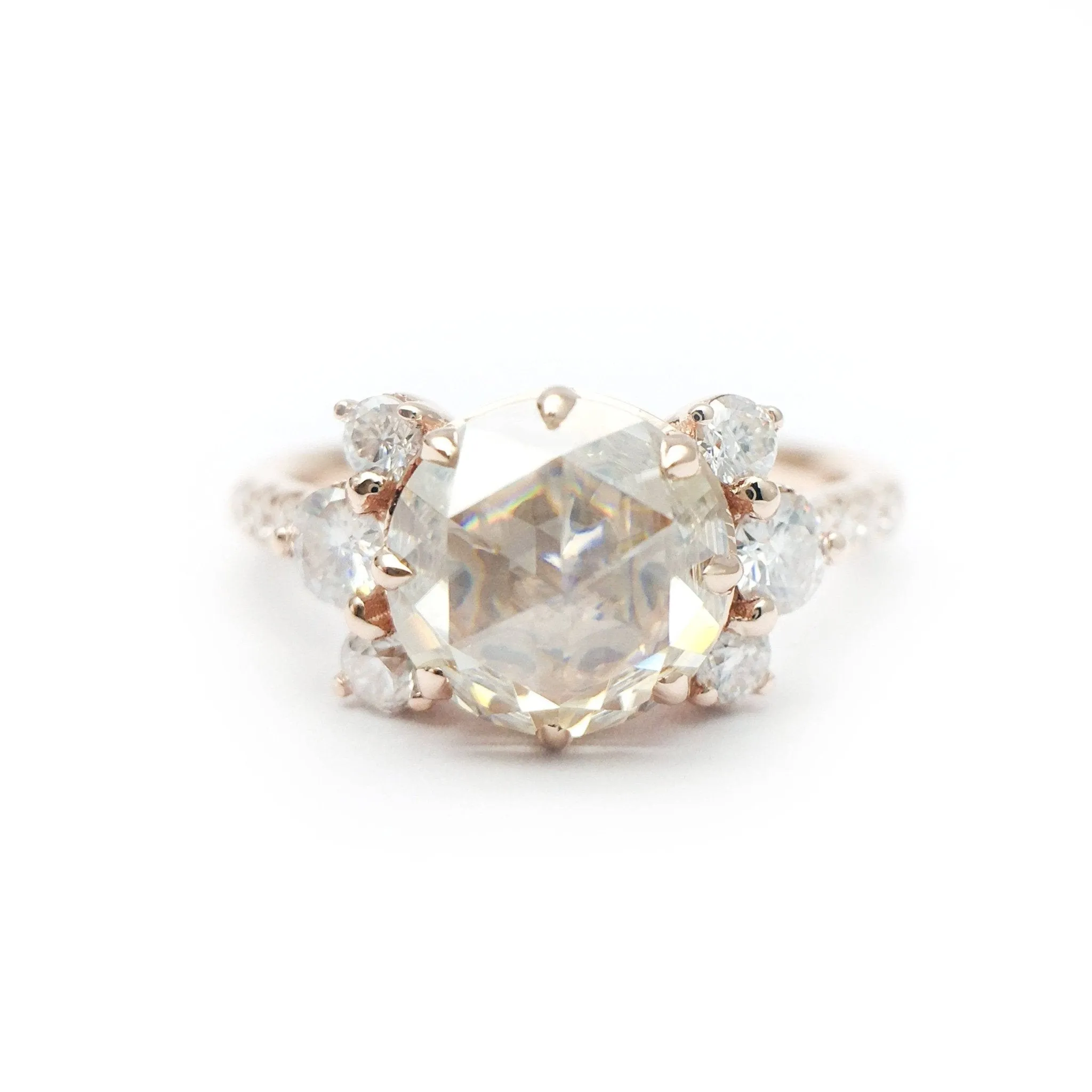 Light Yellow Diamond Rose Gold Ring