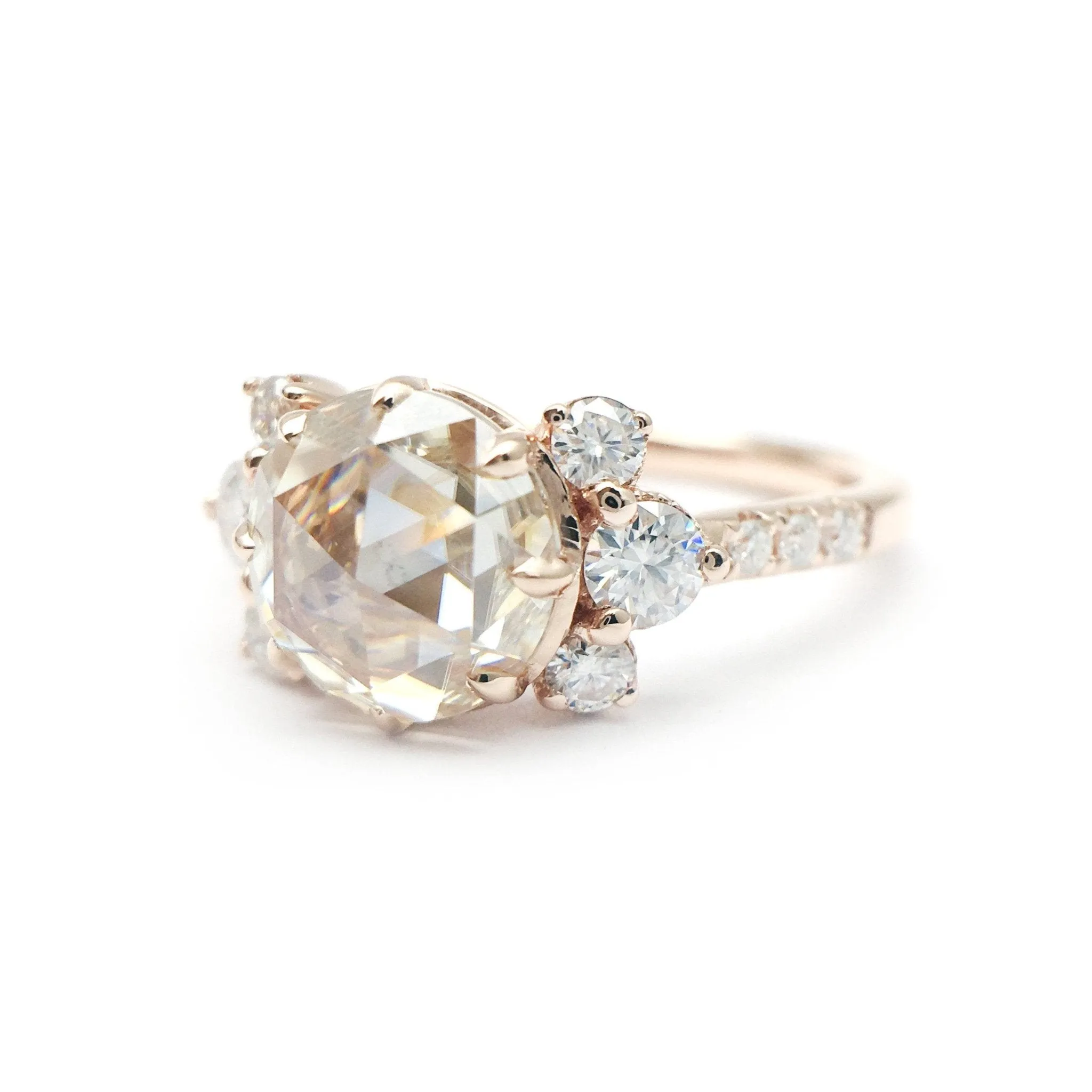 Light Yellow Diamond Rose Gold Ring