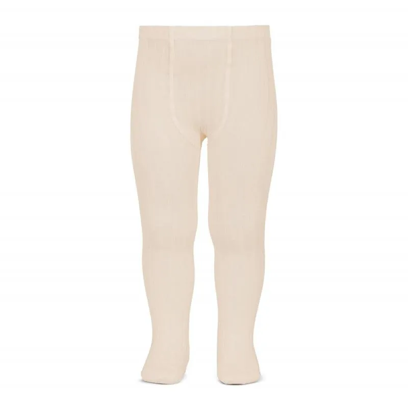 Linen Ribbed Tights