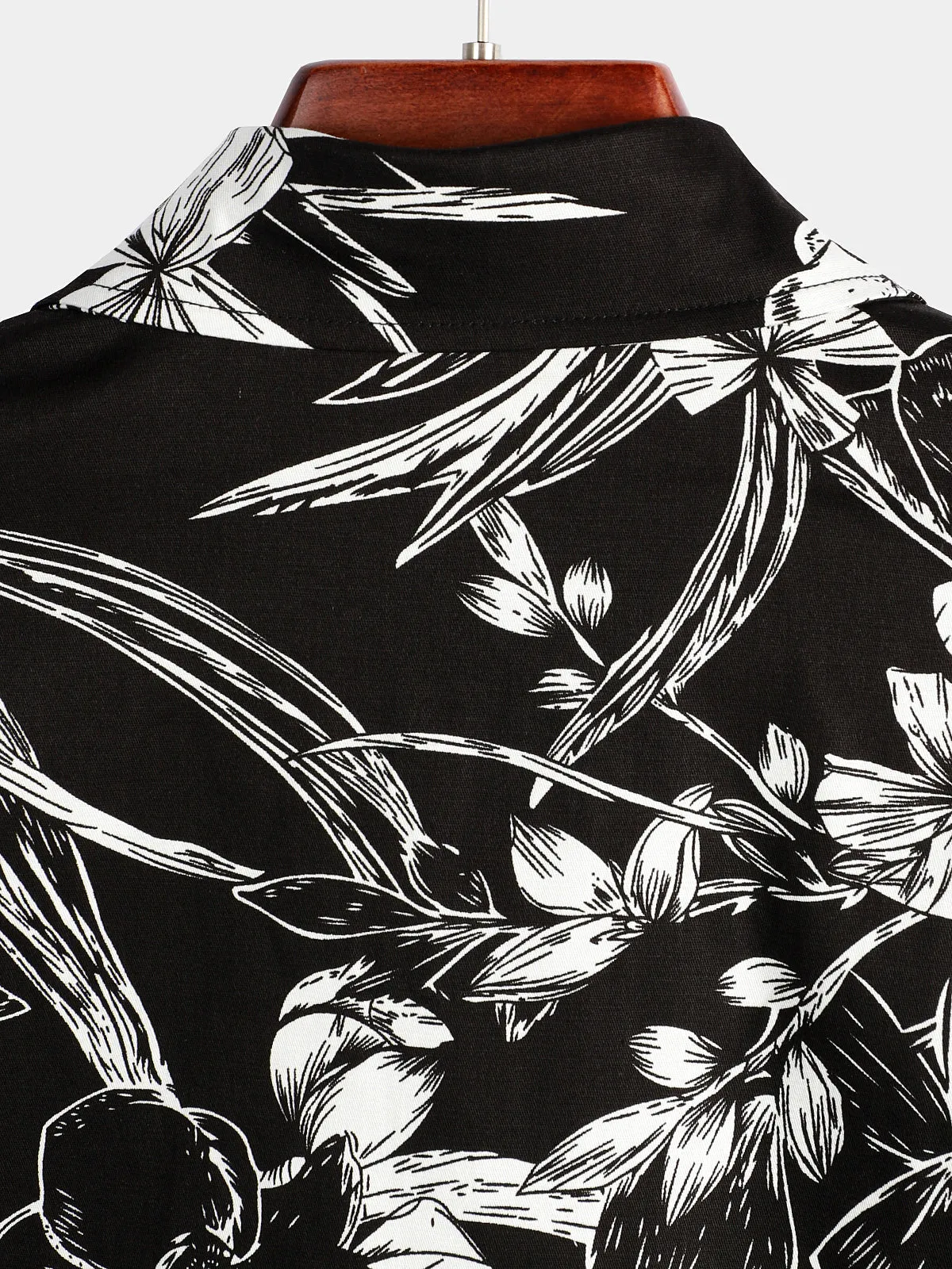 Men's Floral Cotton Tropical Hawaiian Shirt