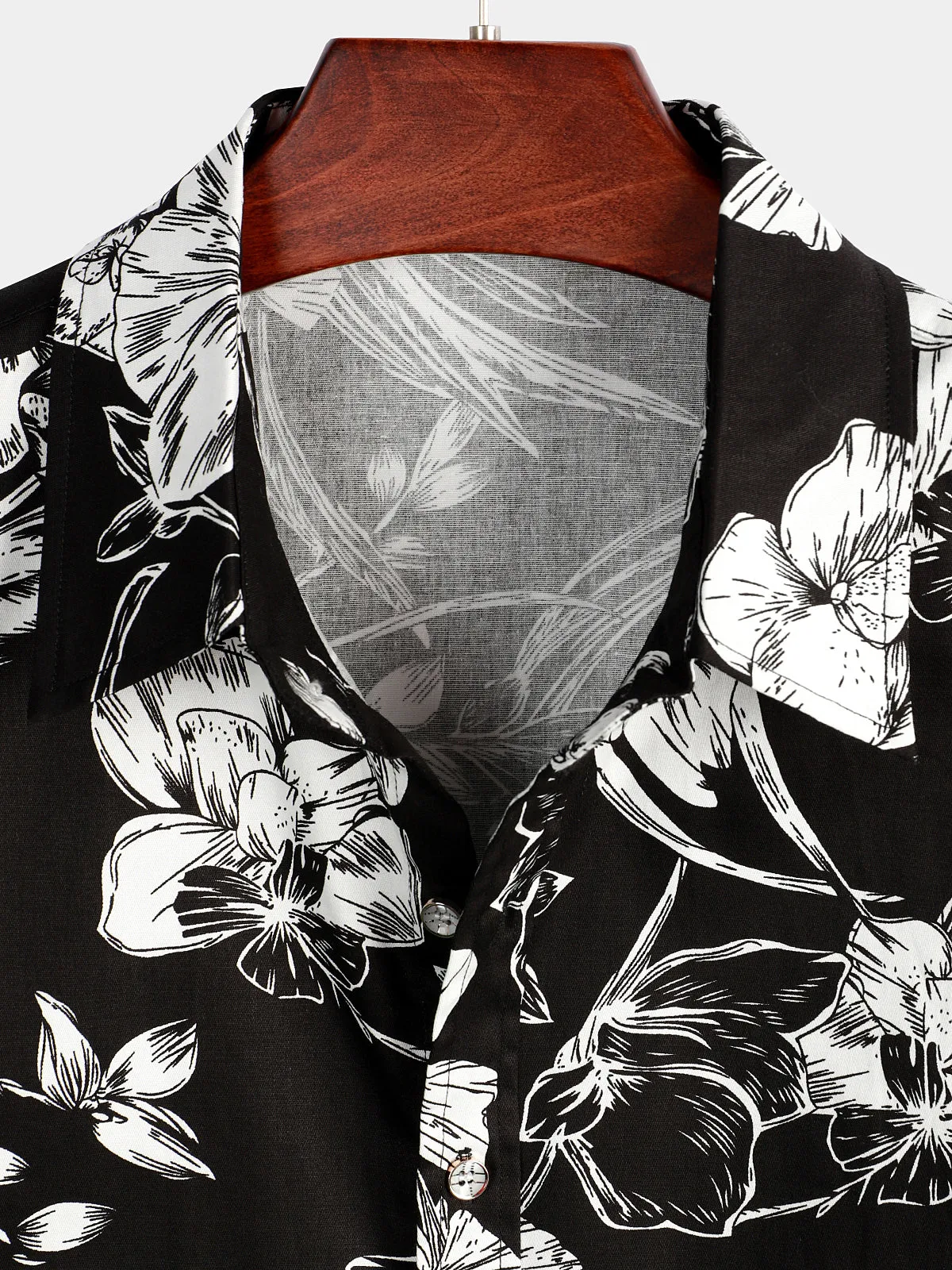 Men's Floral Cotton Tropical Hawaiian Shirt