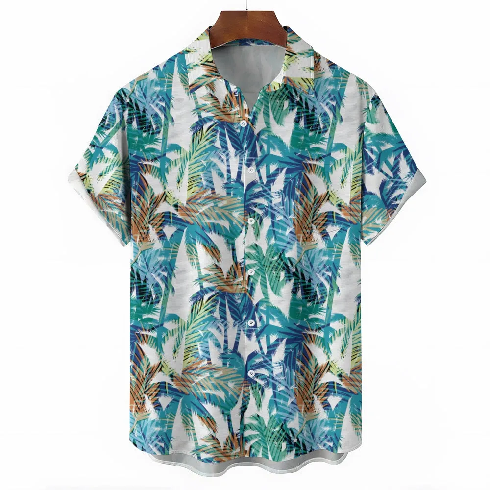 Men's Hawaiian Casual Short Sleeve Shirt 2403000915