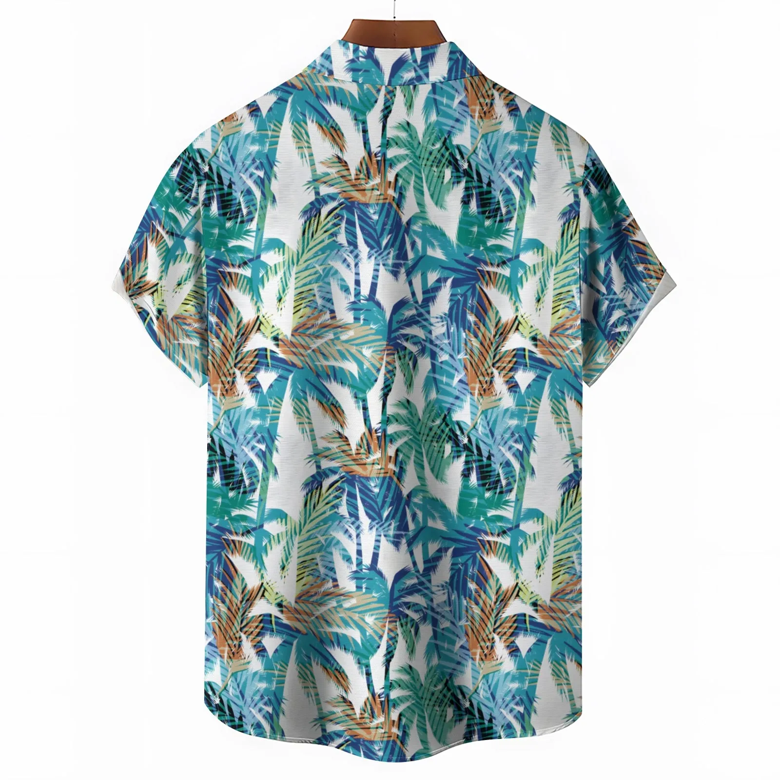 Men's Hawaiian Casual Short Sleeve Shirt 2403000915