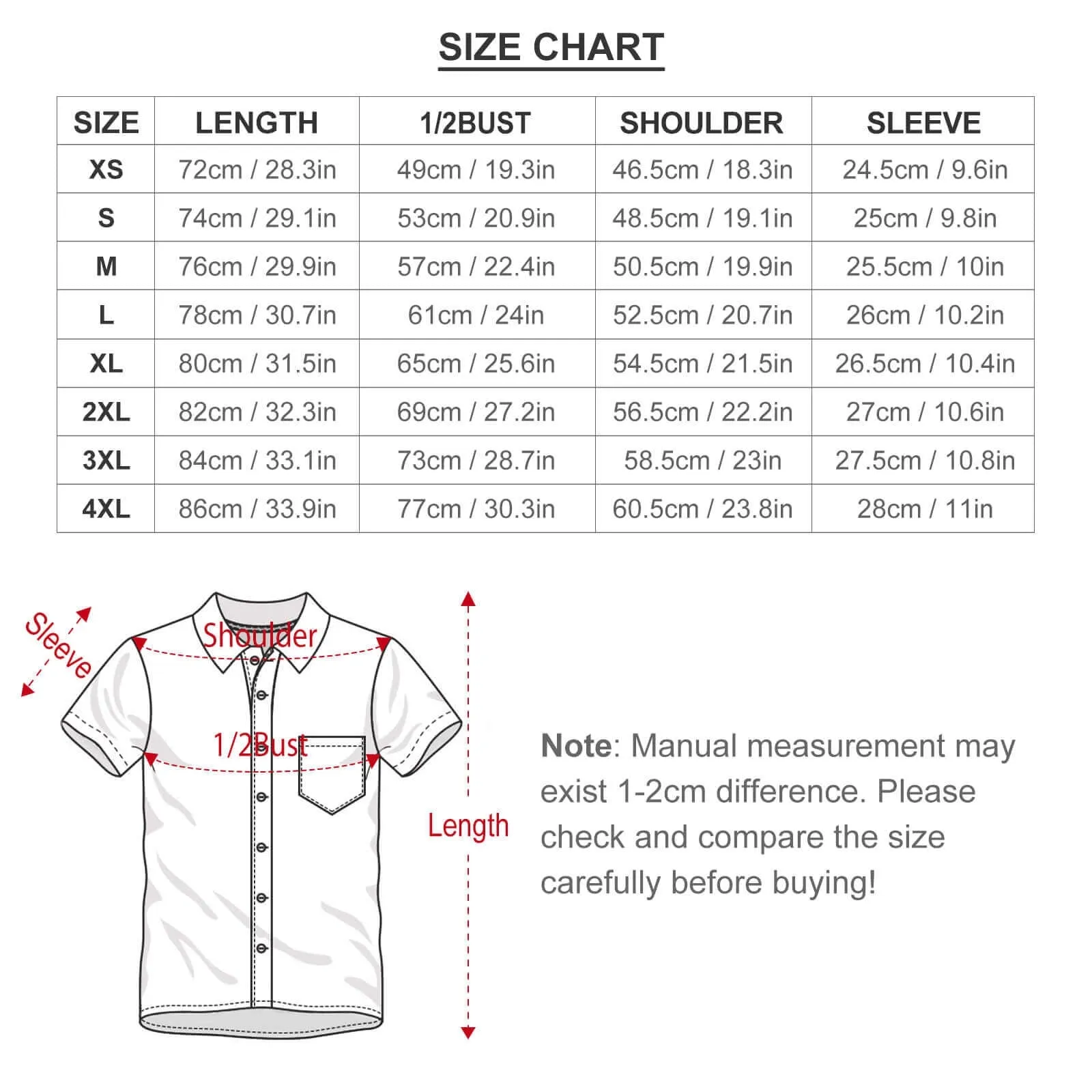 Men's Hawaiian Casual Short Sleeve Shirt 2403000915