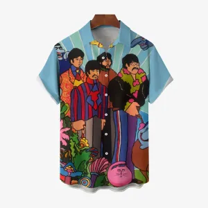 Men's Hawaiian Casual Short Sleeve Shirt 2404001619