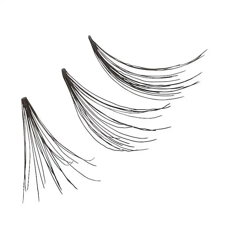 Midium Ultra Black 3D Knot Free Individual Lash (70pcs)-KPE05UD