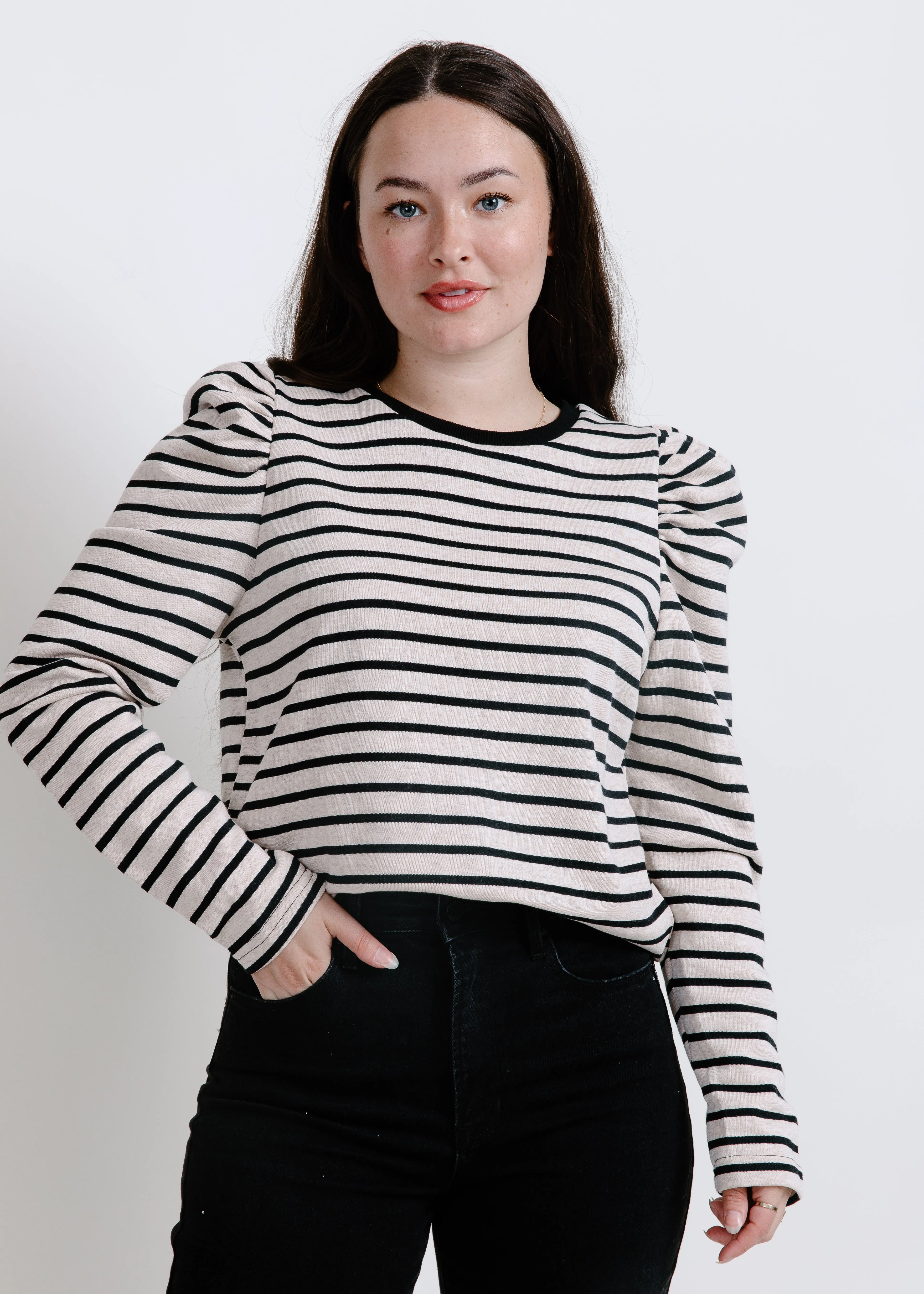 Millie Long Sleeve Striped Top