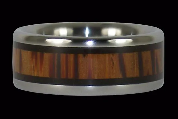 Milo and Palm Titanium Ring