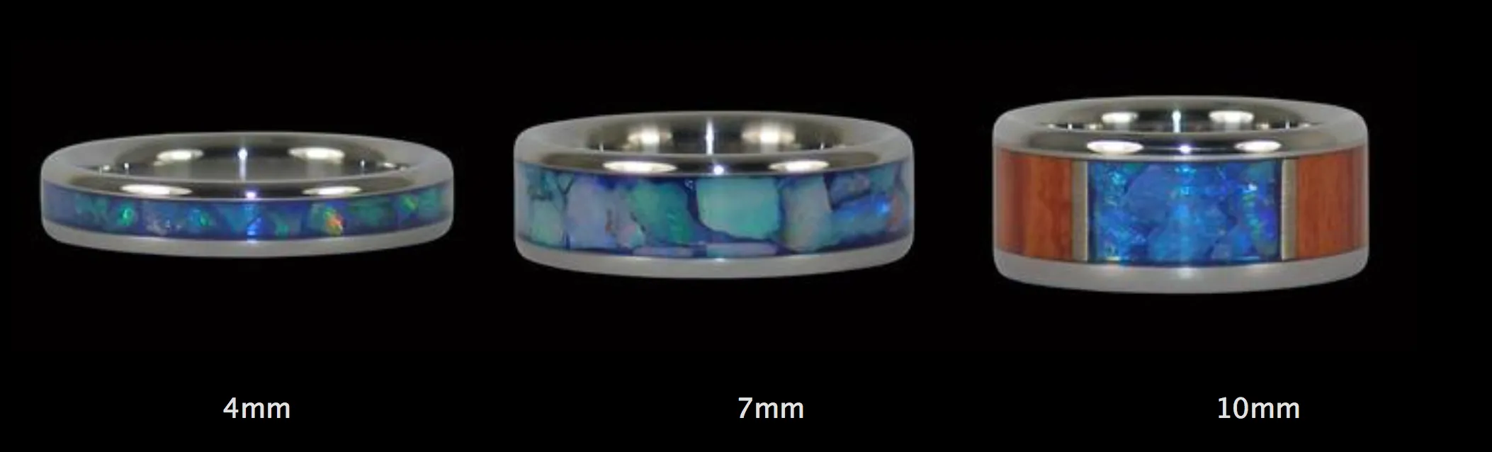 Milo and Palm Titanium Ring