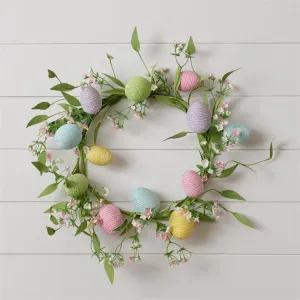 Mini Flowers And Striped Eggs Floral Collection