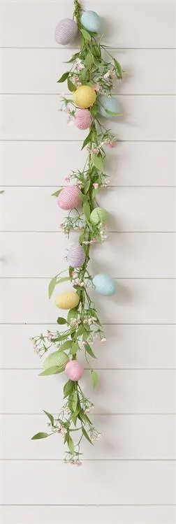 Mini Flowers And Striped Eggs Floral Collection