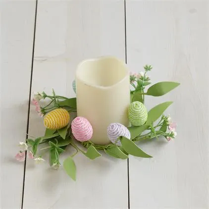 Mini Flowers And Striped Eggs Floral Collection