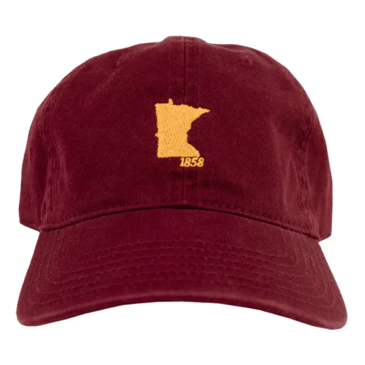 Minnesota 1858 Hat in Maroon/Gold