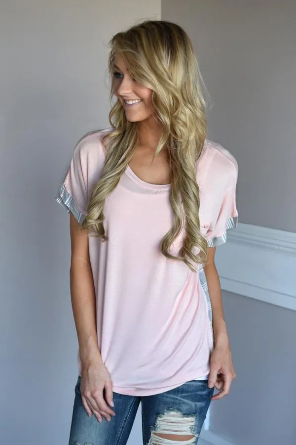 Mix It Up Top ~ Pink