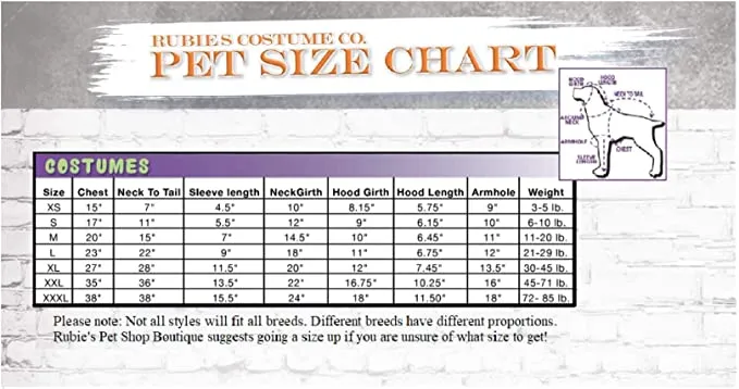 New Rubies Costume Co Halloween Classics Collection Pet Costume, Medium, 50s Girl Dress
