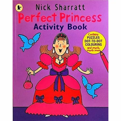 Nick Sharratt Activity 5 Books Collection Set Contains Puzzles Dot-To-Dot Colouring (Stellar Space, Fairy Tale Fun, Fantastic Farm)