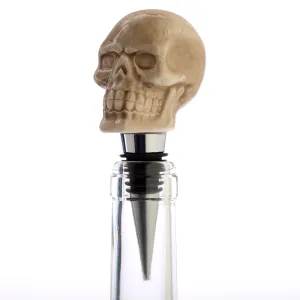Novelty Ceramic Bottle Stopper - Skull
