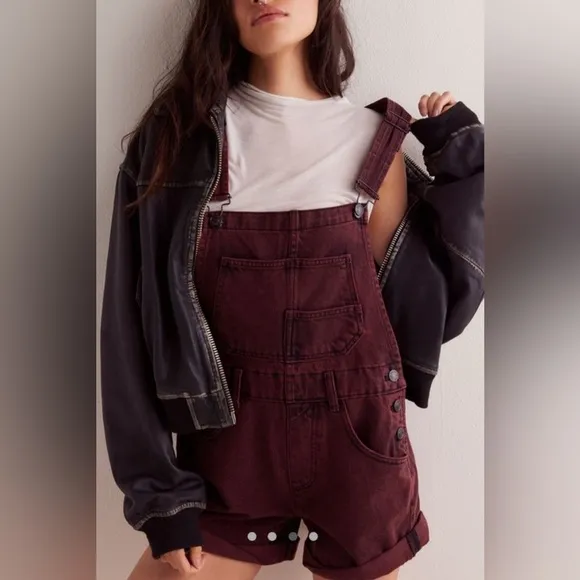 NWOT Free People, We The Free Ziggy Shortalls, X-Small