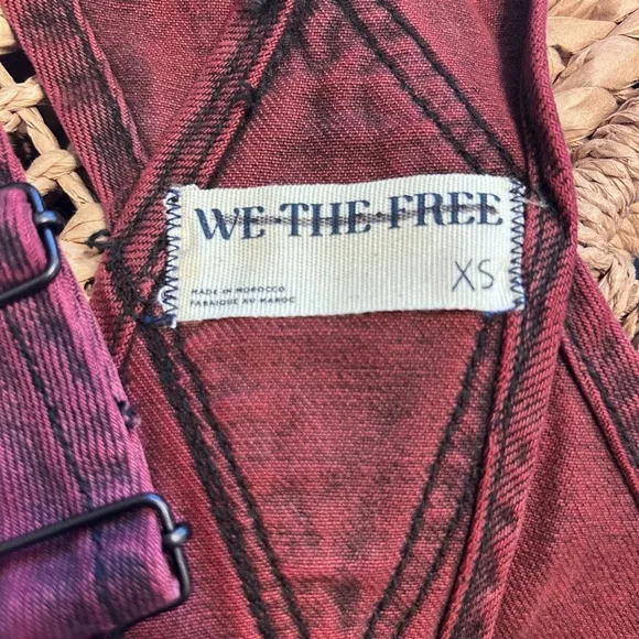 NWOT Free People, We The Free Ziggy Shortalls, X-Small