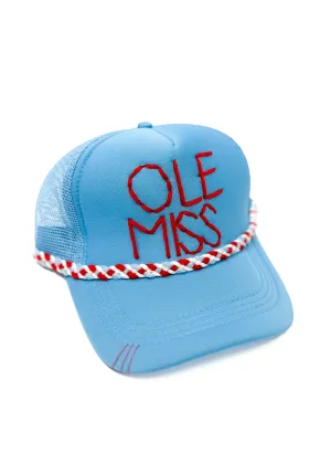 Ole Miss Trucker Hat - Blue