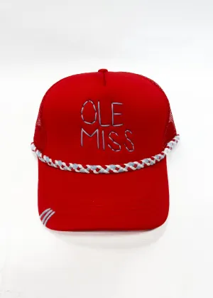 Ole Miss Trucker Hat - Red