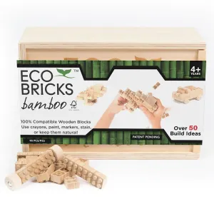 Once-Kids Eco-bricks Bamboo (90 Pieces) - FINAL SALE