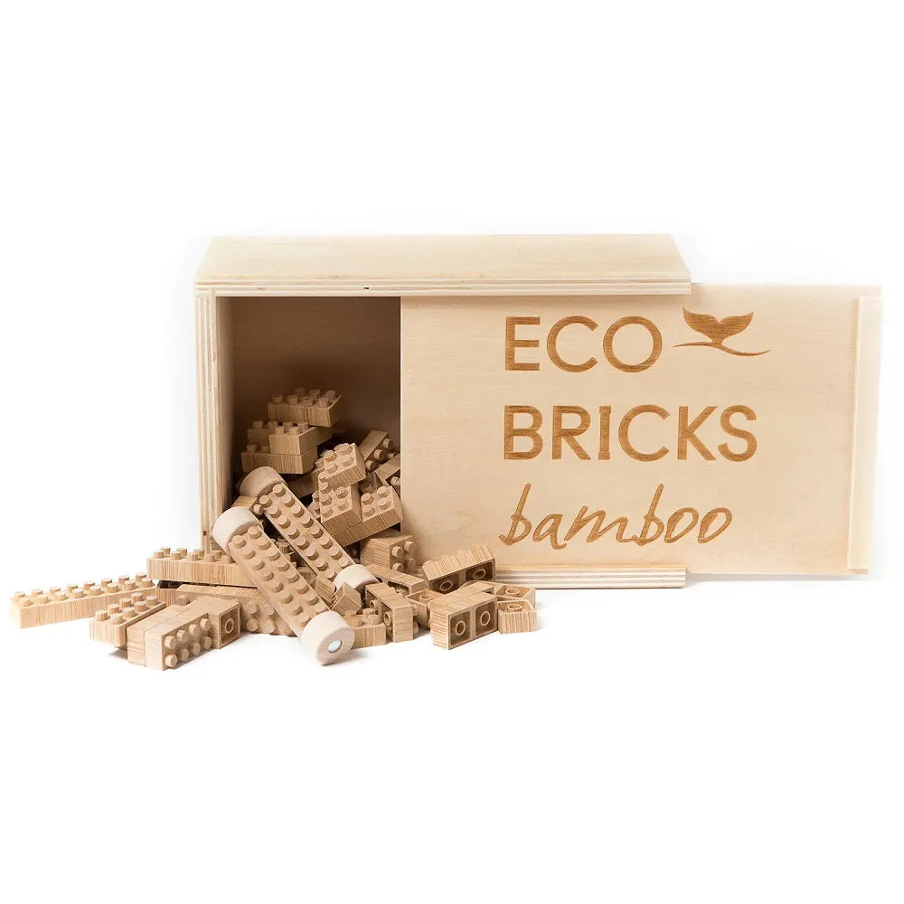 Once-Kids Eco-bricks Bamboo (90 Pieces) - FINAL SALE