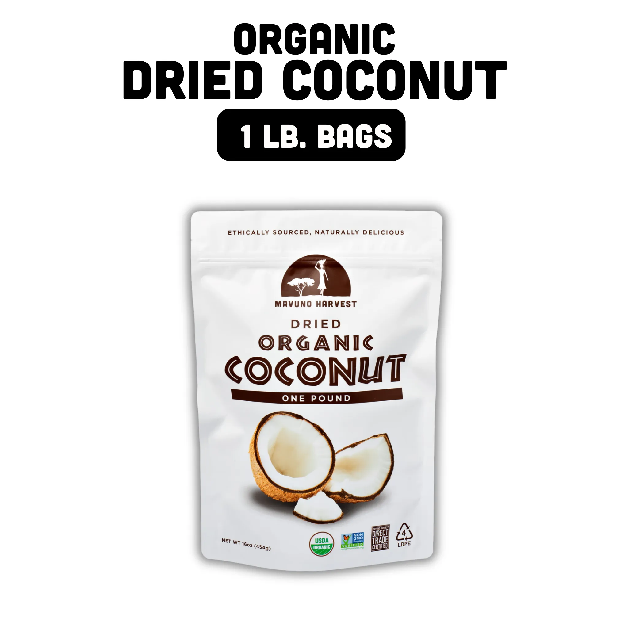 Organic Dried Coconut