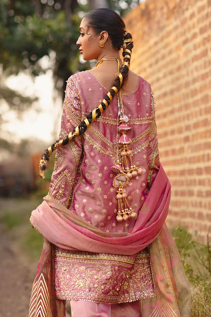 Pakistani Pink Salwar Kameez and Dupatta Dress #PS873