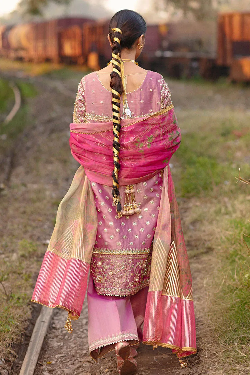 Pakistani Pink Salwar Kameez and Dupatta Dress #PS873