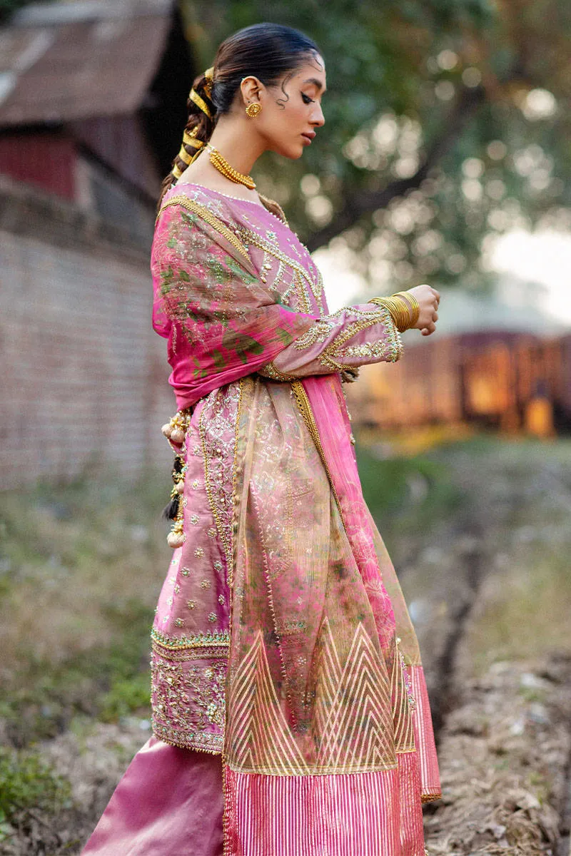 Pakistani Pink Salwar Kameez and Dupatta Dress #PS873