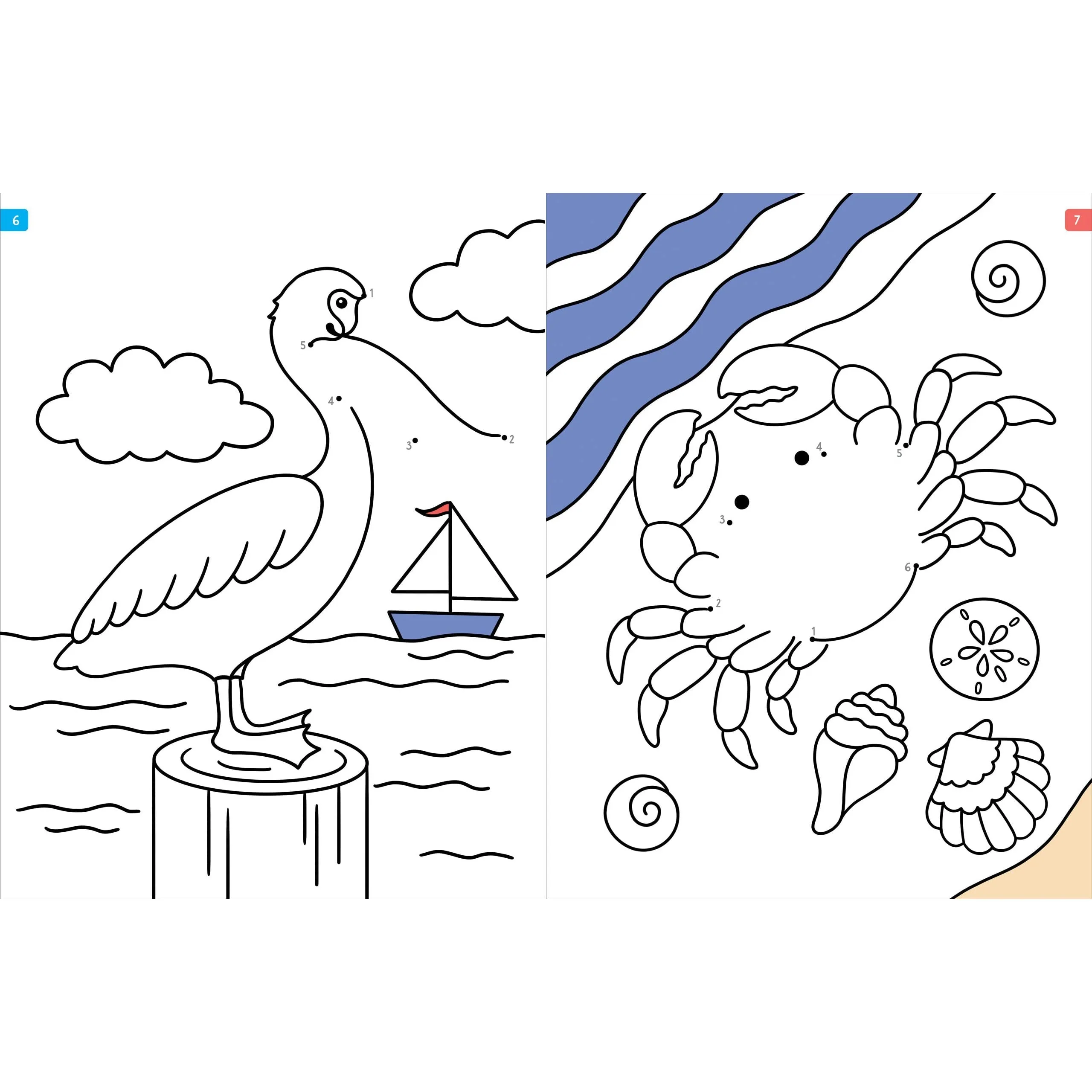 Peter Pauper Press: Animals Dot-to-Dot Coloring & Activity Book (Paperback Book) - Over 50 Fun Puzzles