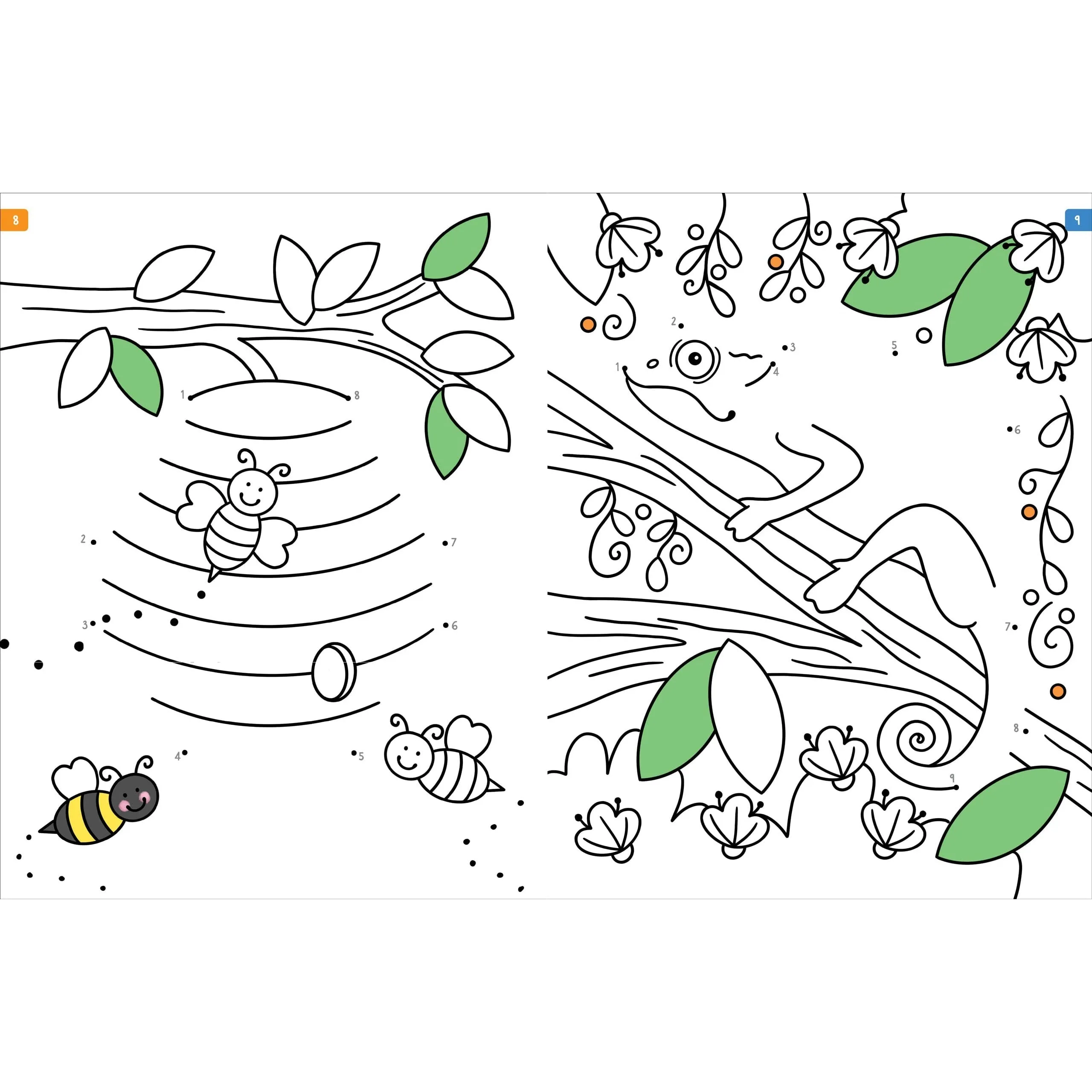 Peter Pauper Press: Animals Dot-to-Dot Coloring & Activity Book (Paperback Book) - Over 50 Fun Puzzles