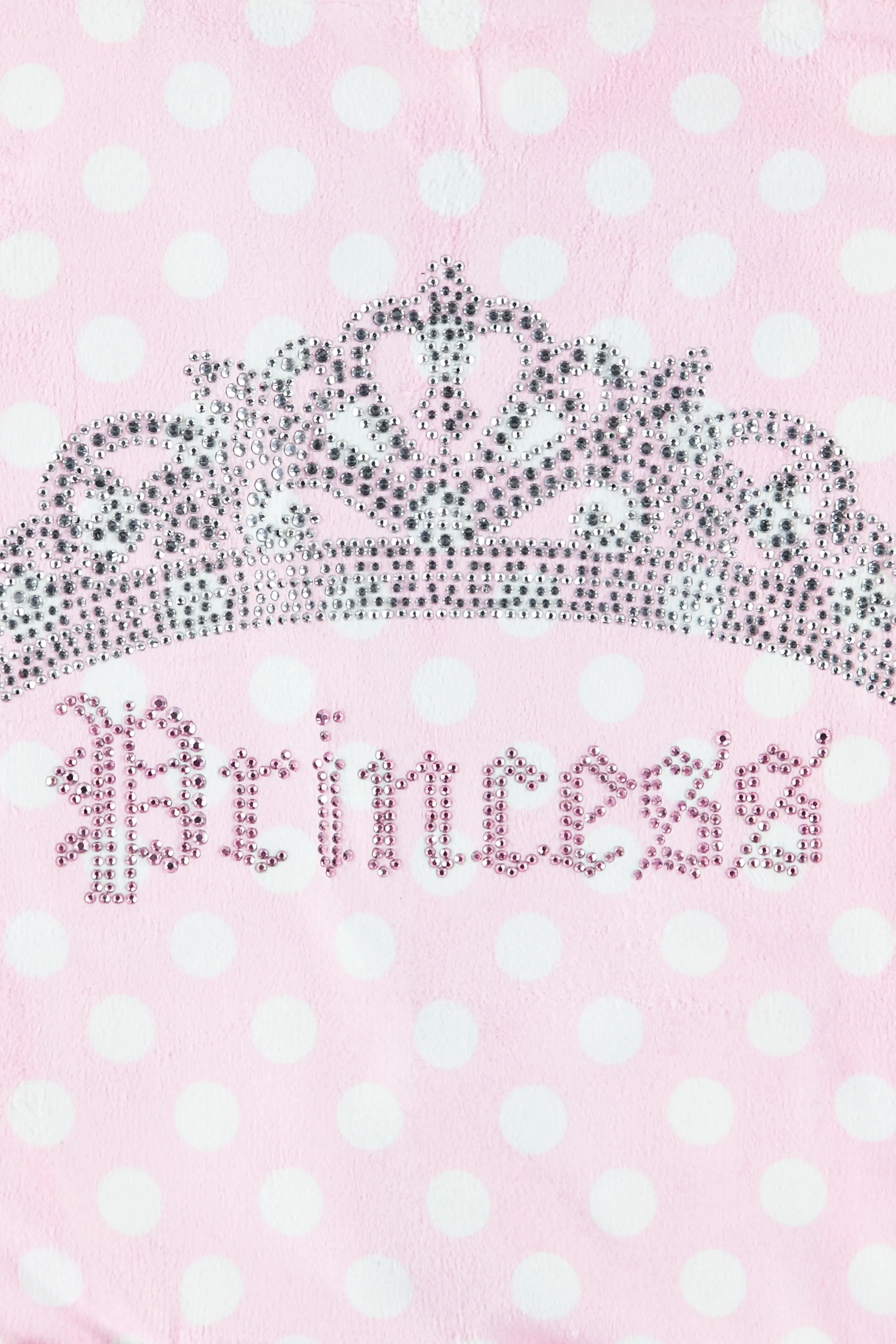 Pink Polka Dot w/ Princess Kids Robe