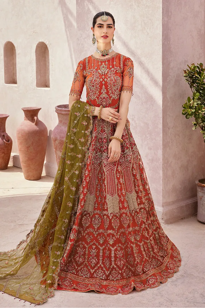 Pishwas Frock and Trouser Style Pakistani Wedding Dress