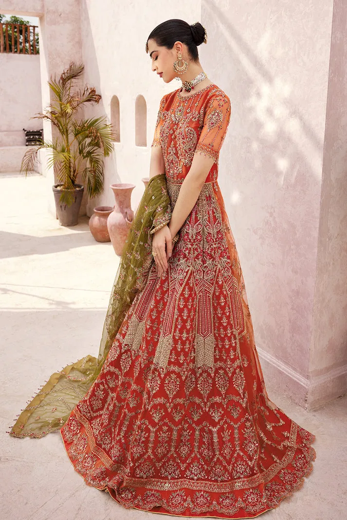 Pishwas Frock and Trouser Style Pakistani Wedding Dress