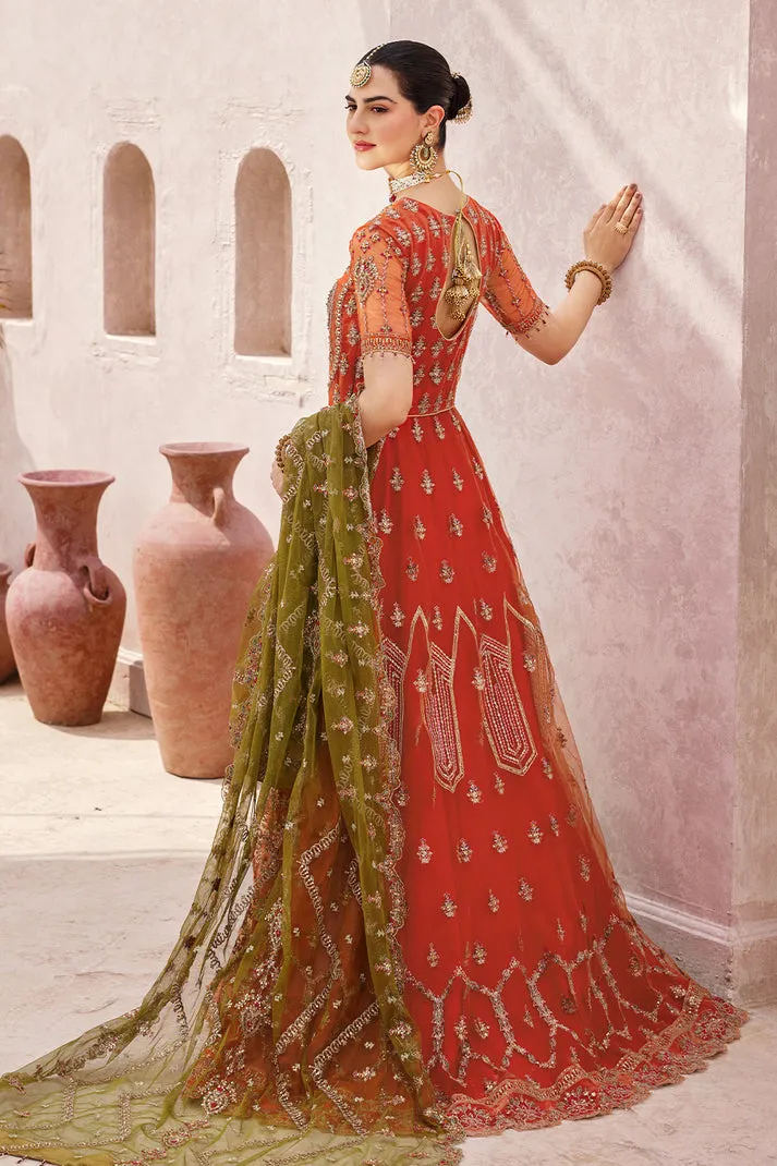 Pishwas Frock and Trouser Style Pakistani Wedding Dress