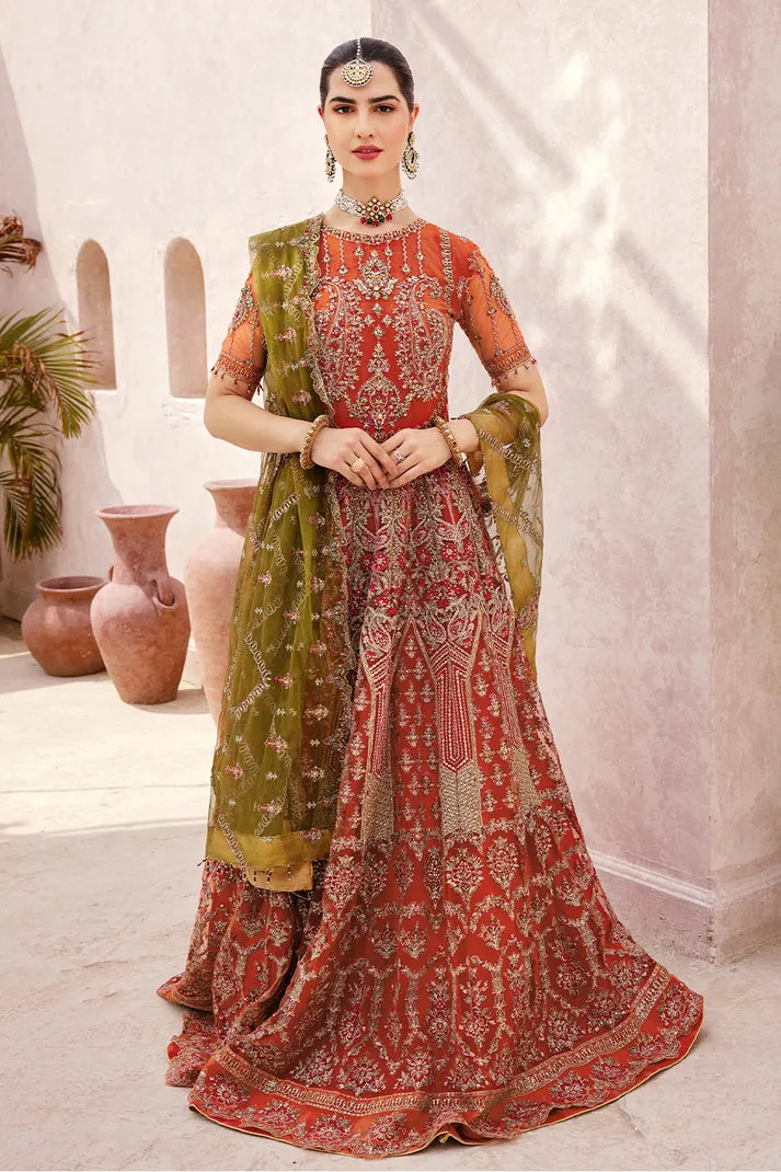 Pishwas Frock and Trouser Style Pakistani Wedding Dress