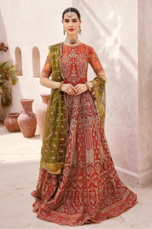 Pishwas Frock and Trouser Style Pakistani Wedding Dress