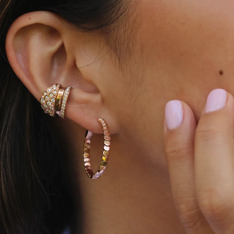 Plain Ear Cuff in Rose Gold