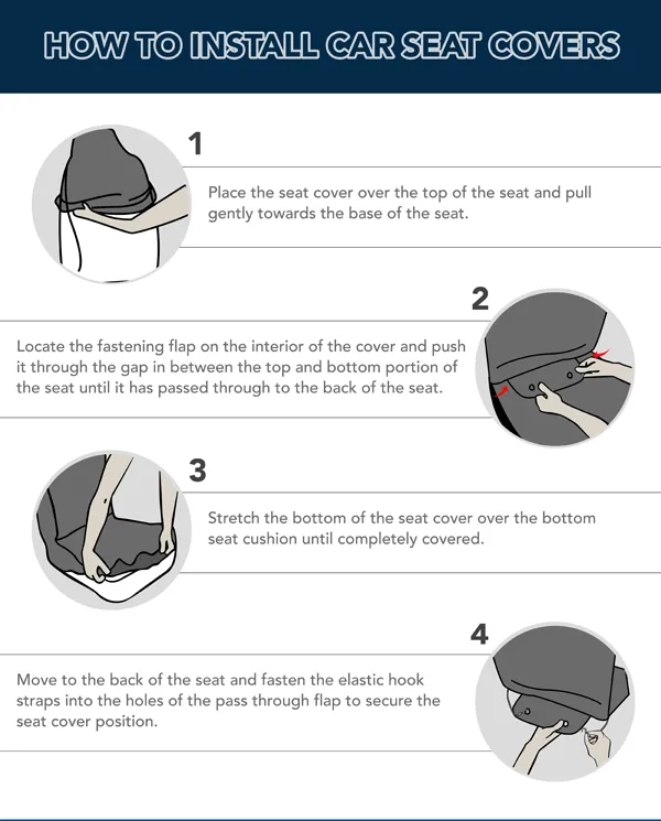 Police - Car Cover Seats - (Set of 2)