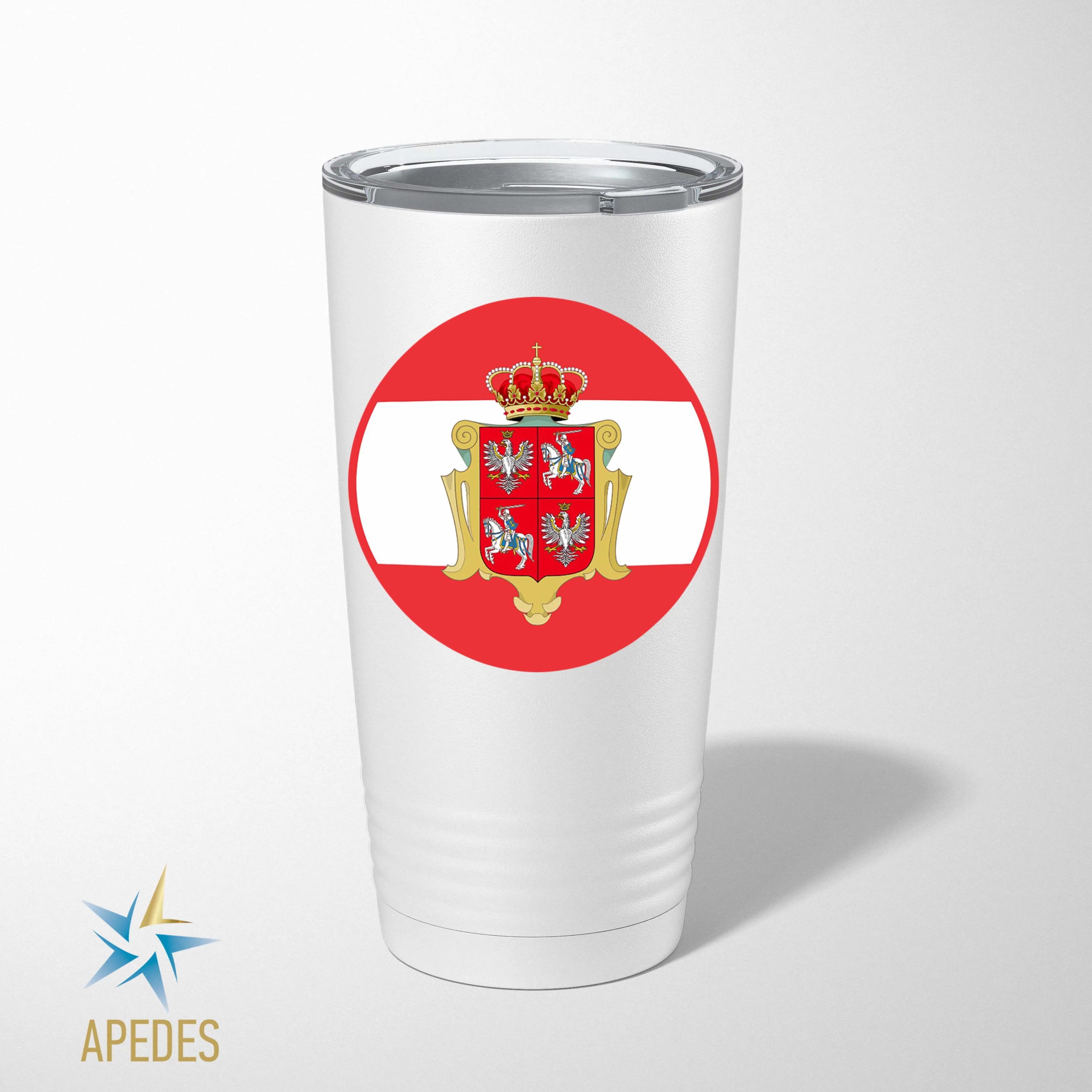 Polish - Lithuanian Commonwealth Stainless Steel Tumbler 20 OZ