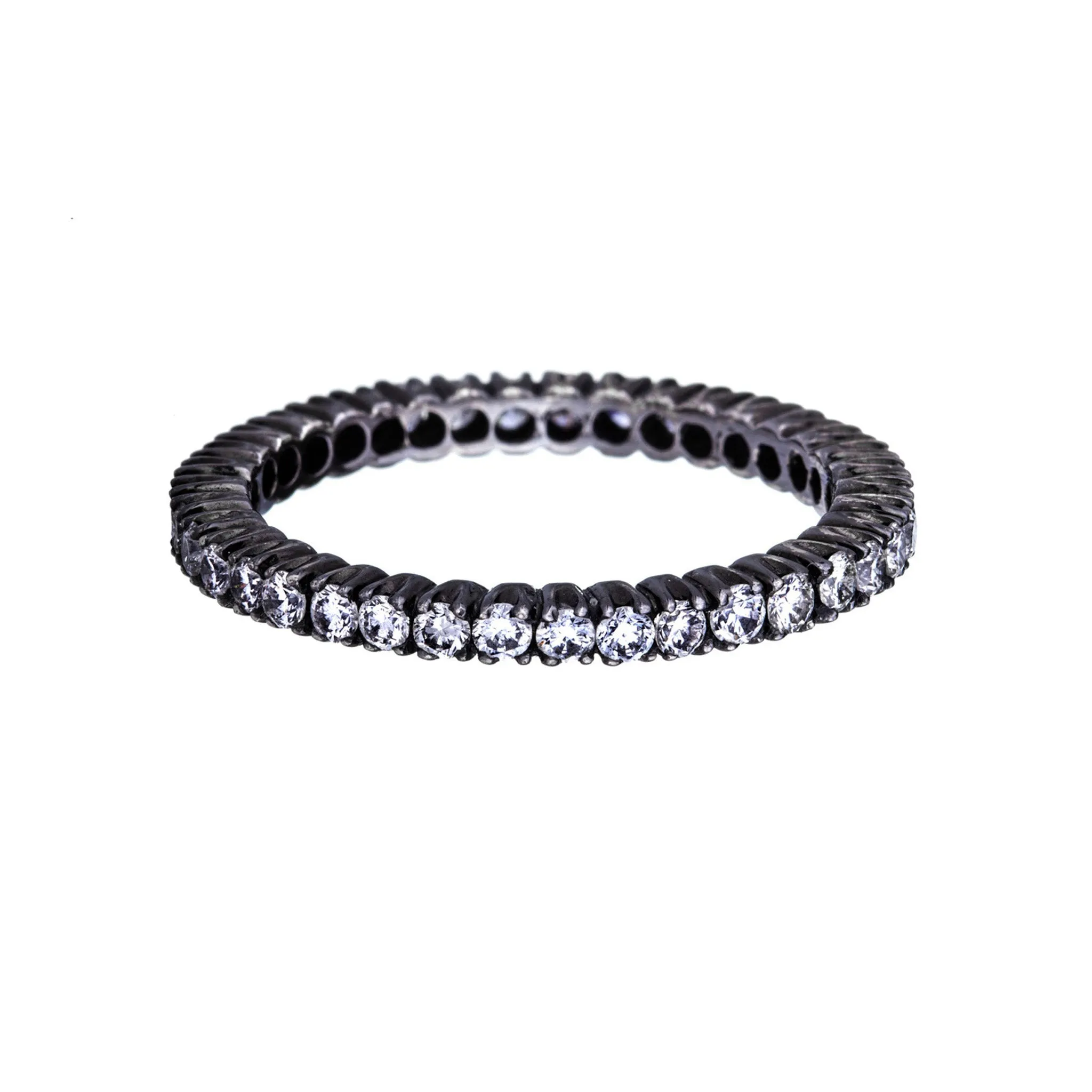 Prong White Diamond Band