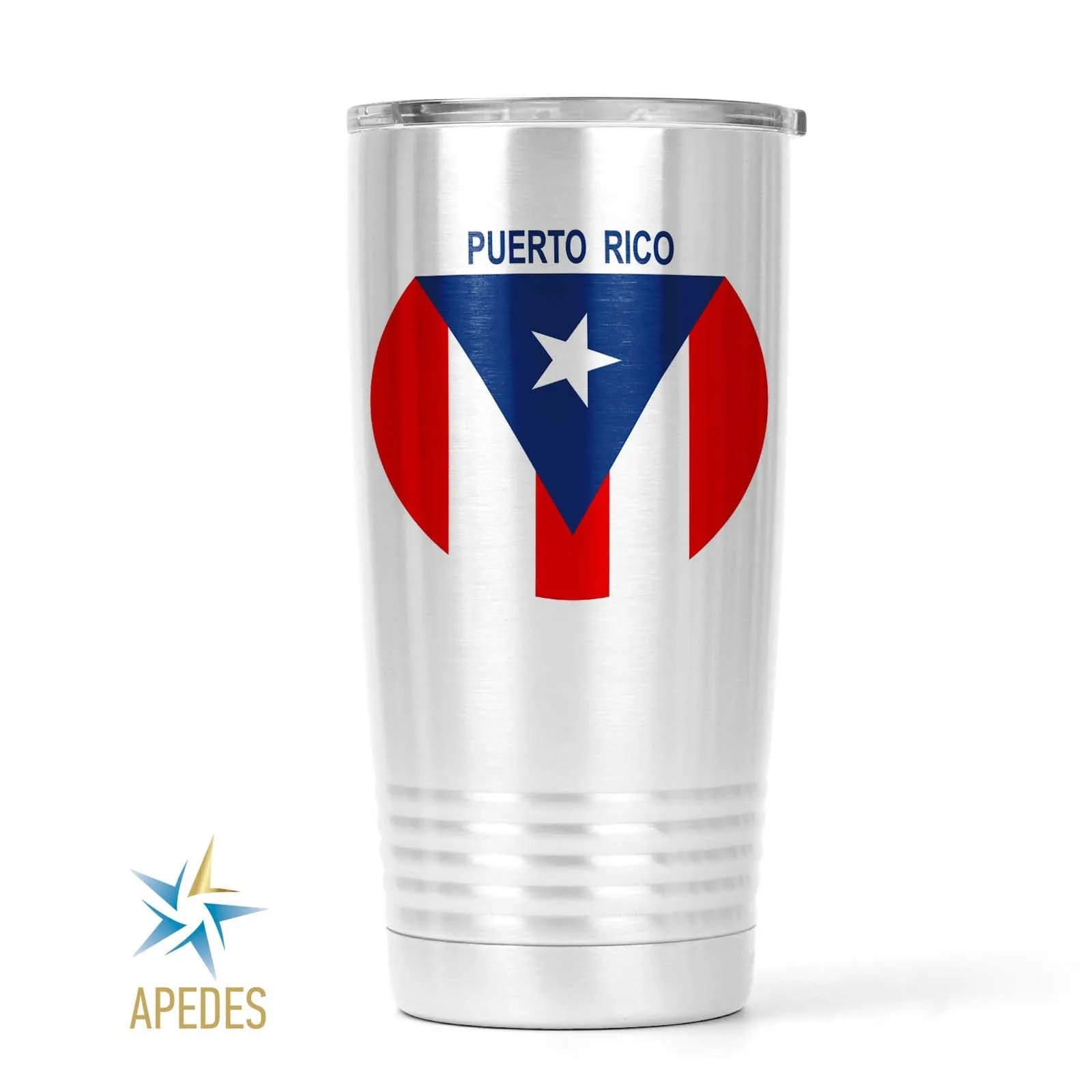 Puerto Rico Flag Stainless Steel Tumbler 20 OZ