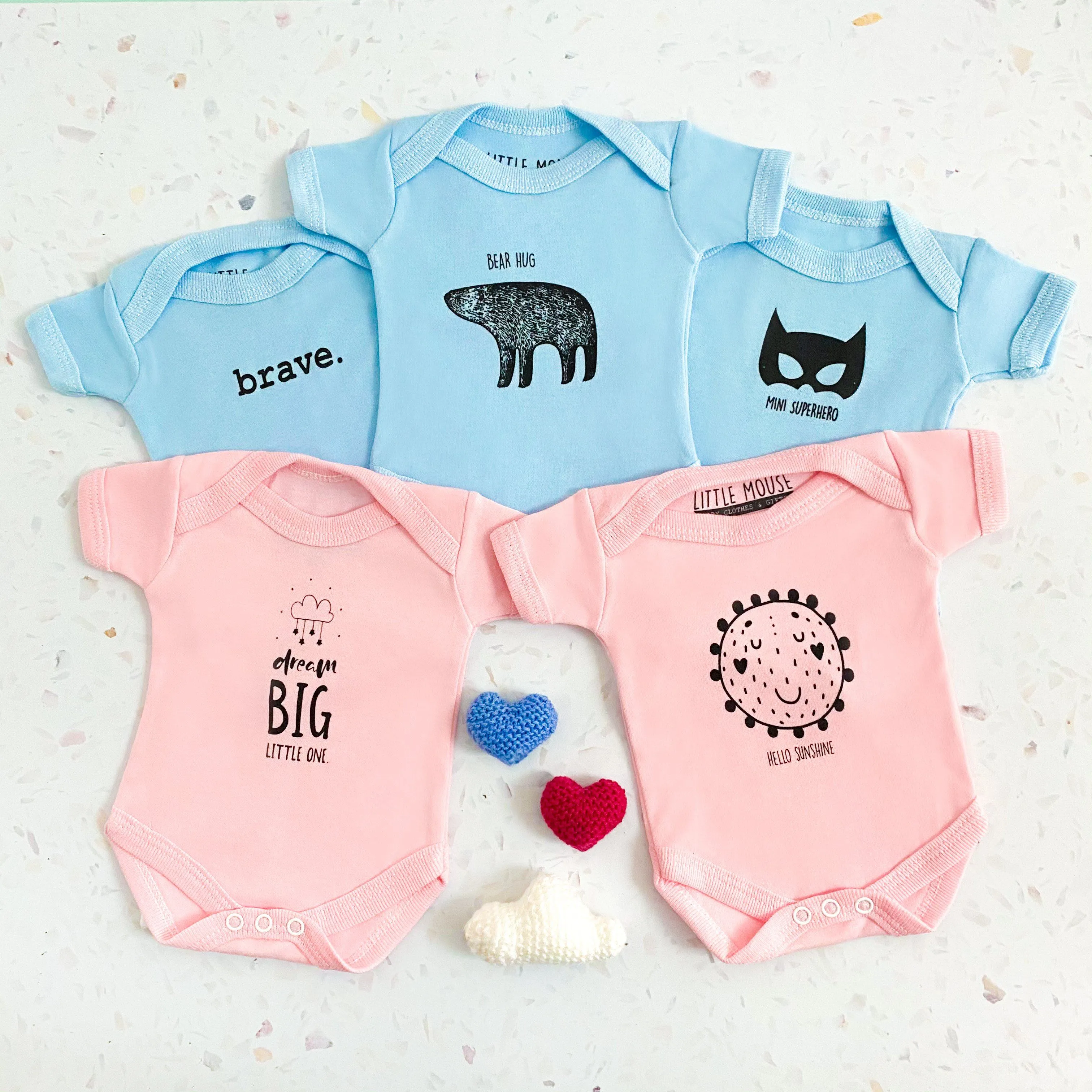 "Brave" Bodysuit - Pink